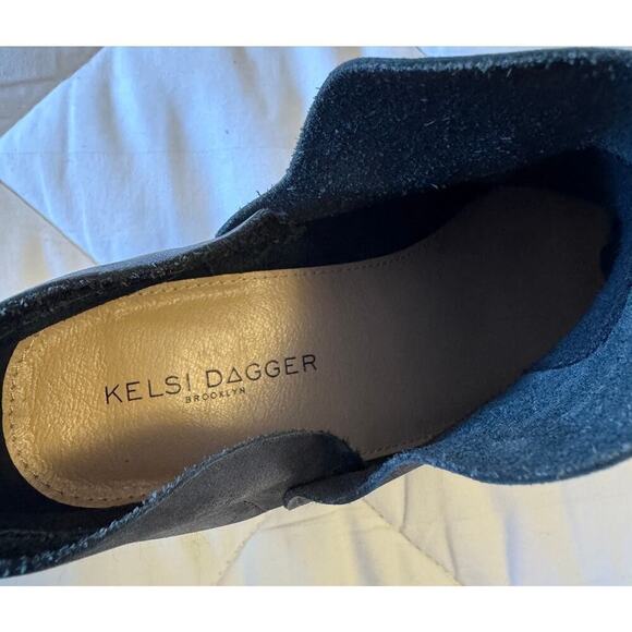 KELSI DAGGER Suede Kenmare Ankle Booties Size 8.5 (streetwear heeled leather) - Picture 5 of 7